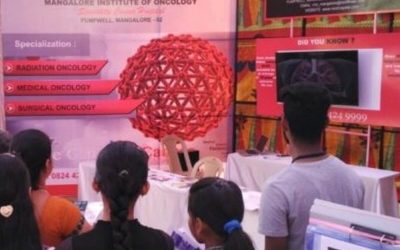Mio Focusing on Cancer Awareness & Education at Medivision-2017 (Arogya Utsav), Honavar