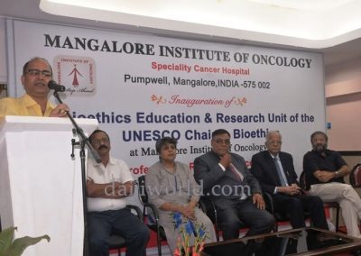 Unesco Bioethics education & research unit inaugurated at MIO