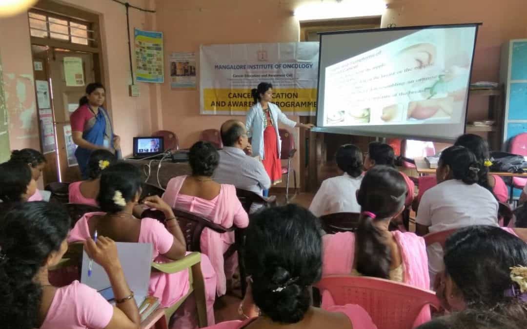 Mio Conducts Cancer Awareness Programme for Asha Workers of  Bajpe Primary Health Center