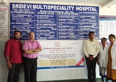 Mangalore Institute of Oncology conducted a free cancer detection camp at Shridevi Hospital