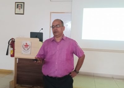 Dr. MS Baliga delivers a talk at Manipal