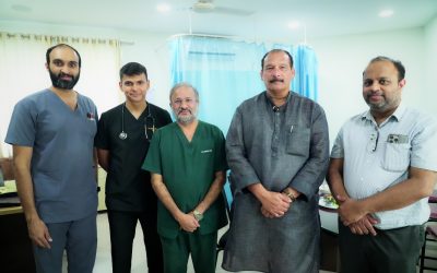 MLC Ivan D’Souza Visits MIO Cancer Hospital, Mangalore